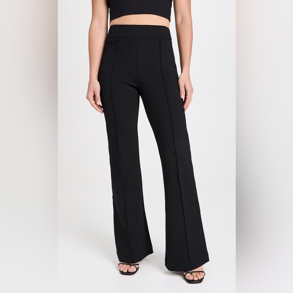 Spanx Perfect Black Pant, Hi-Rise Flare XSP extra small petite